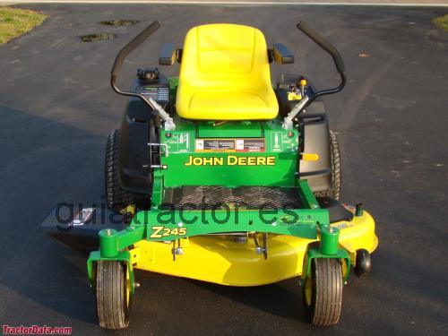 John Deere Z245 opinión y ficha técnica